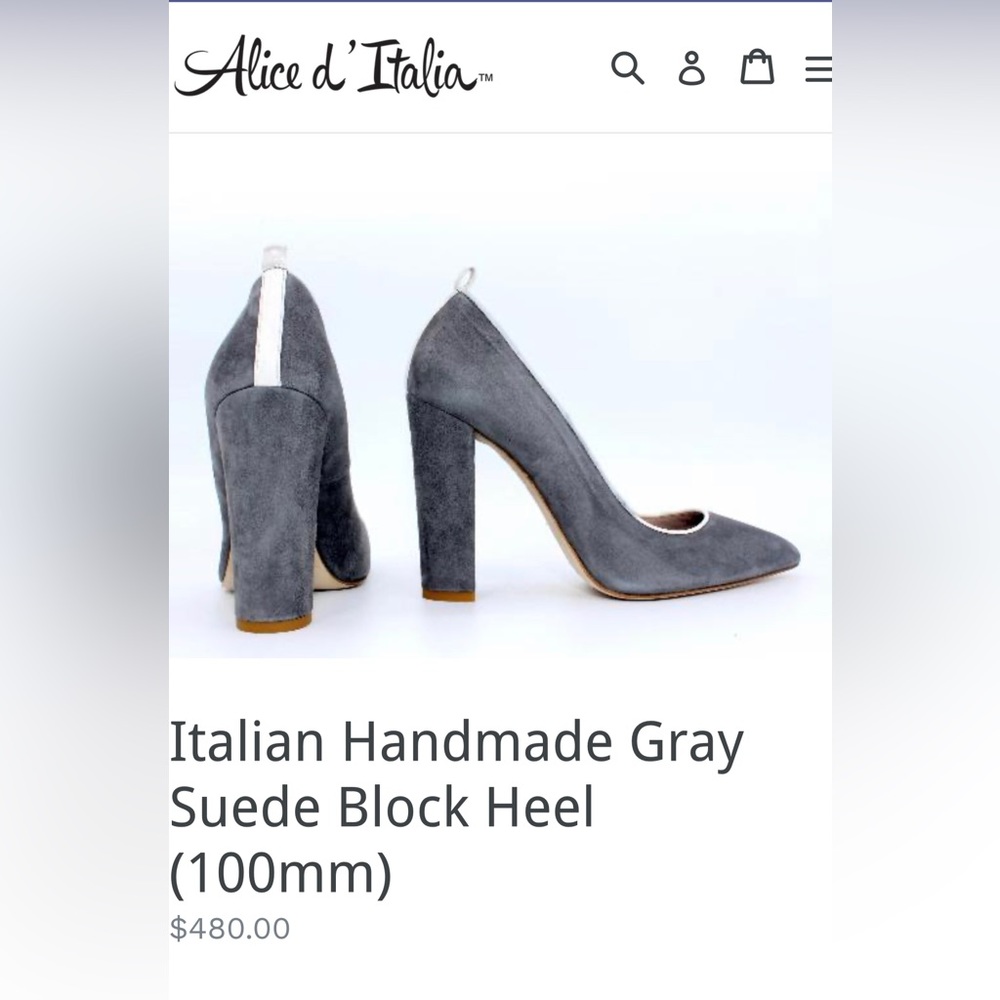 Alice d’ italia block heels handmade designers